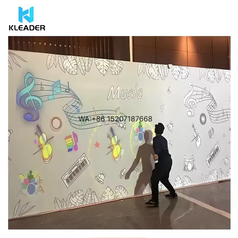 Musical Instrument Virtual - Wmwmnu Musical Interactive Wall Music Projection