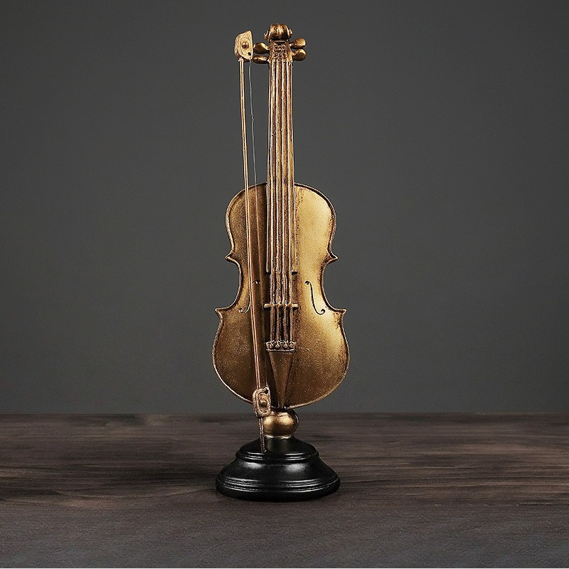 Vintage Violin Saxophone Model - Musical Instrument Fagot 评论和价格