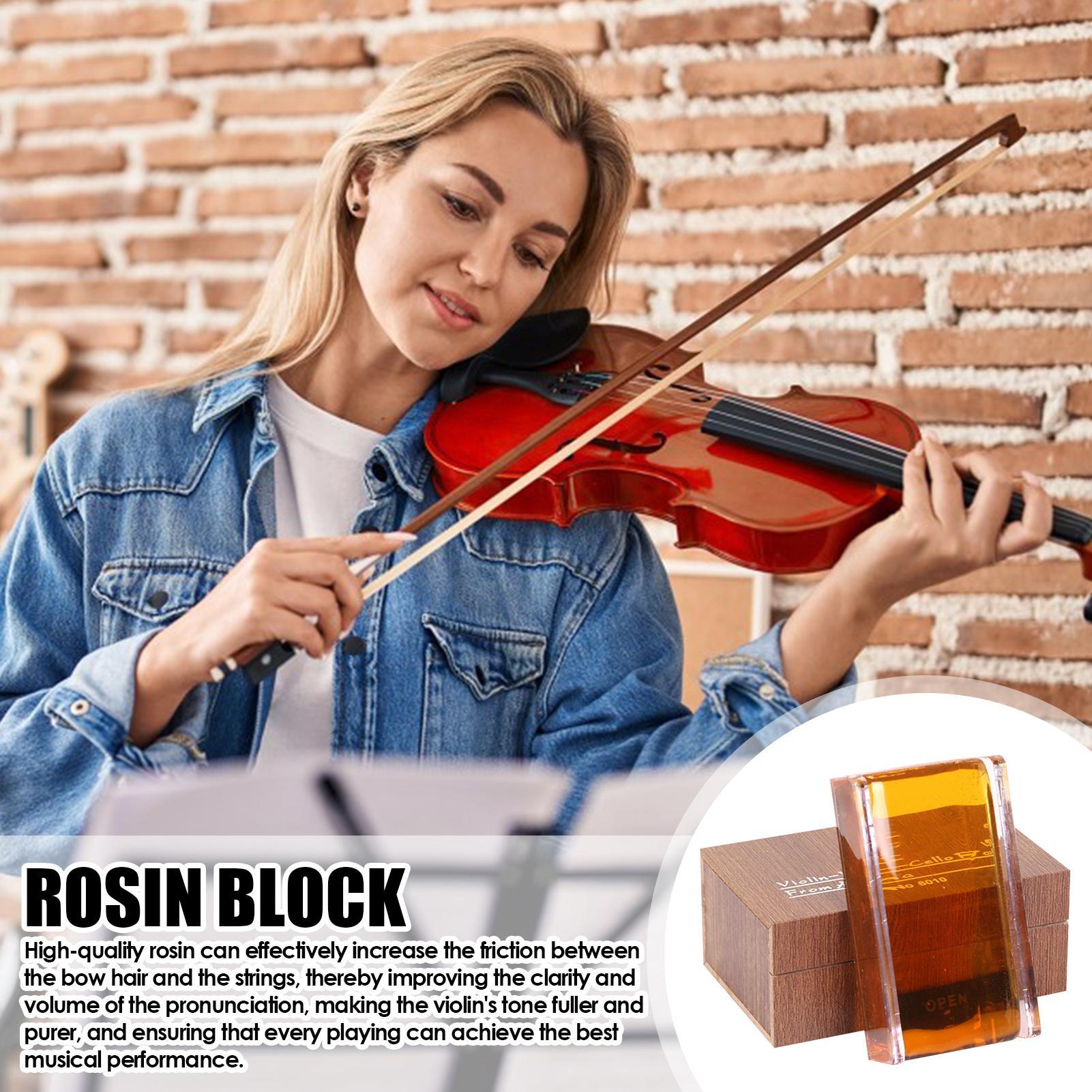 Rosin Resin For Violin, Viola, - Musical Instrument Fagot 评论和价格