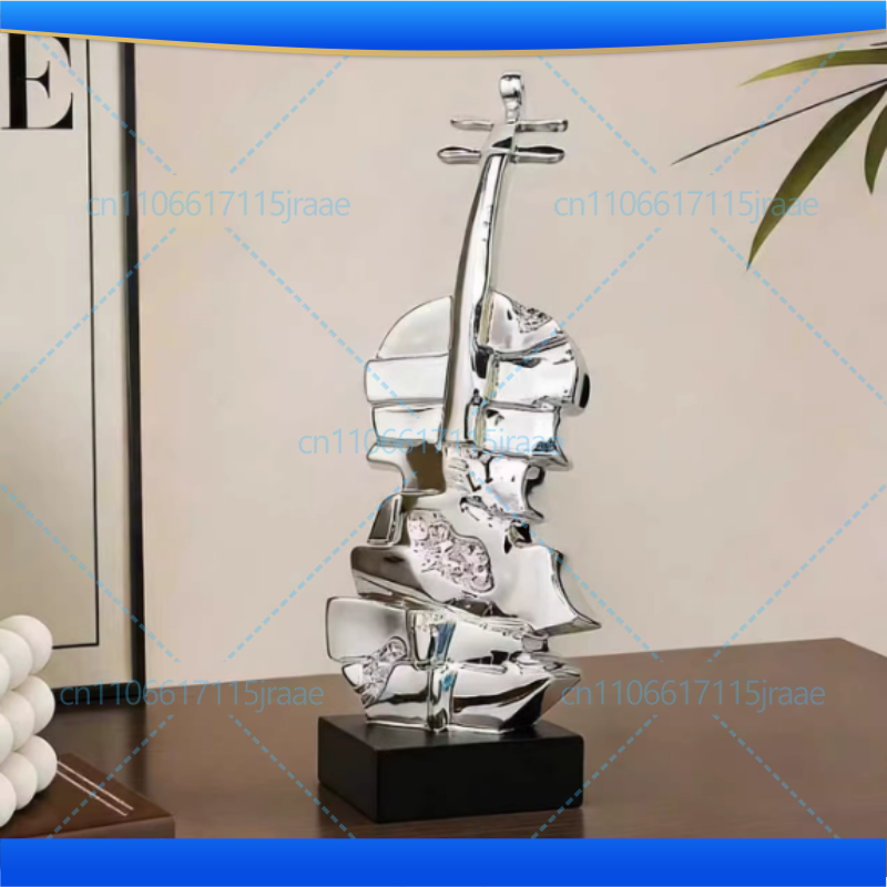 Creative Golden Violin Sculptu - Musical Instrument Fagot 评论和价格