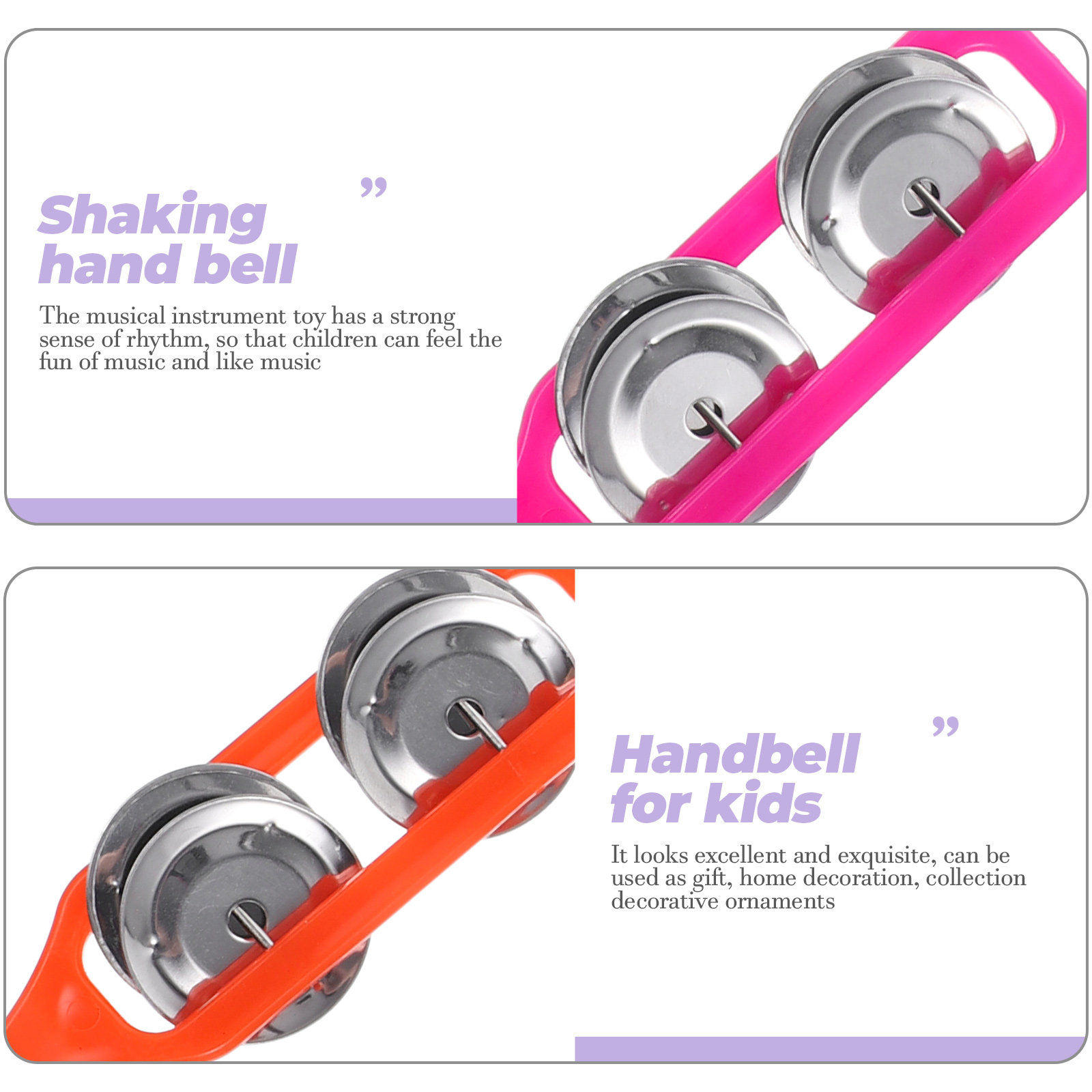 18Pcs Hand Bell Shaking Musica - A Musical Instrument You Shake 评论和价格