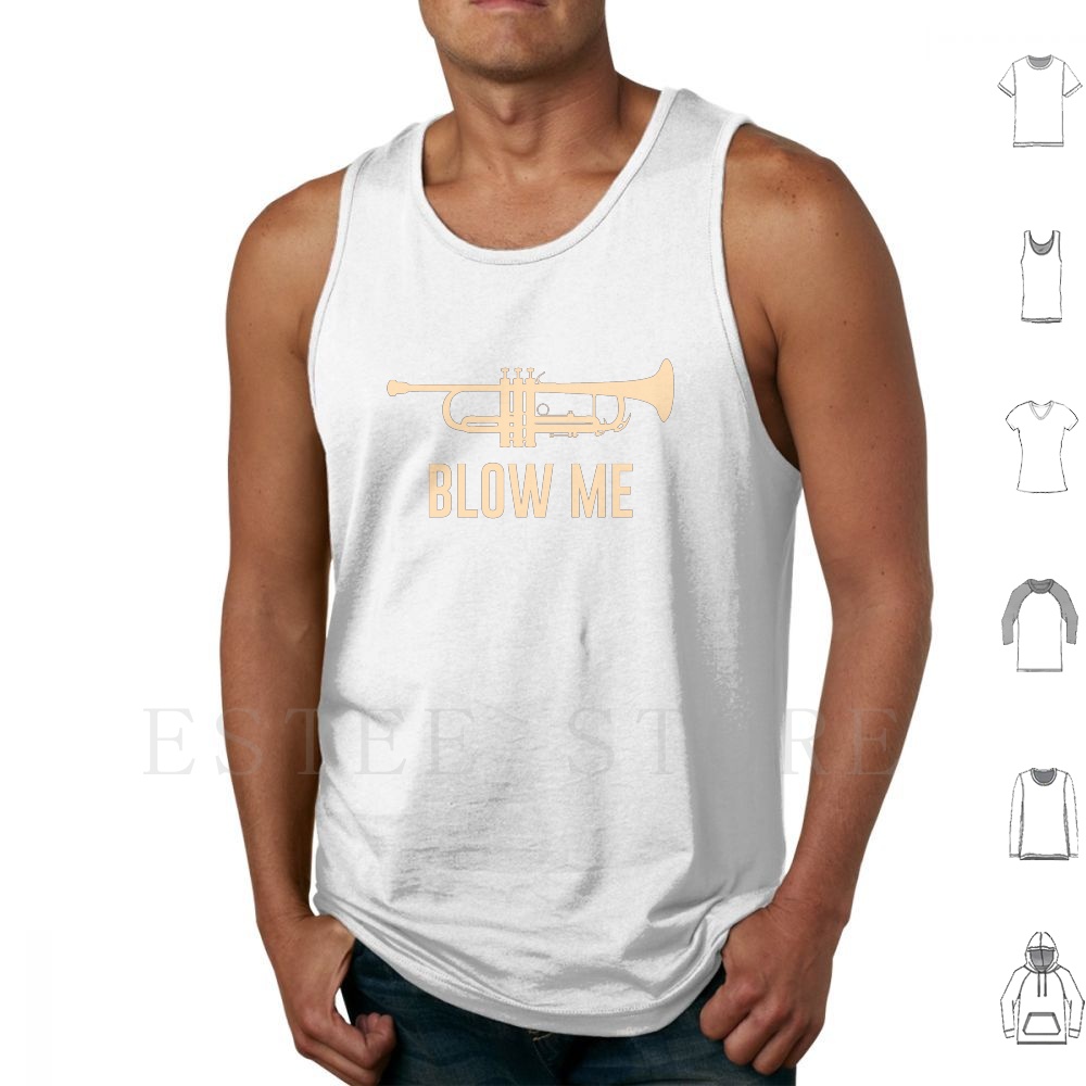 Trumpet Tank Tops Vest Instrum - Musical Instrument Jokes 评论和价格