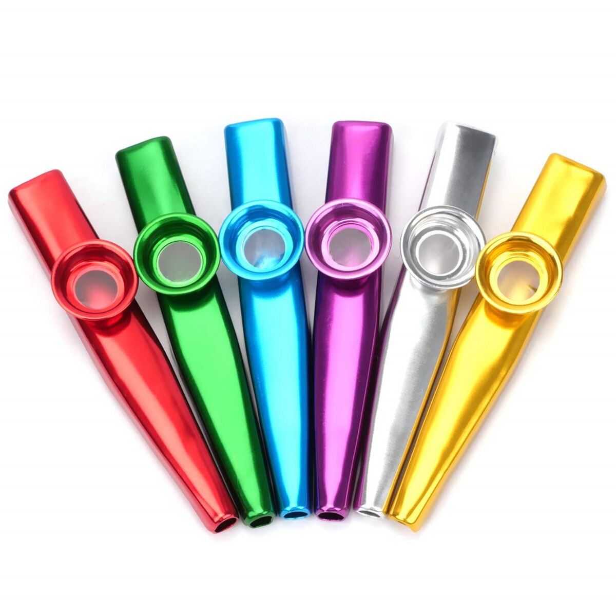Kazoo Silver Aluminum Alloy wi - Musical Instrument Flute 评论和价格