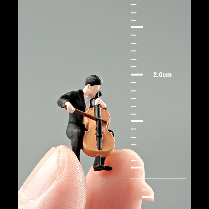 1/64 Scale Figure Band Violin  - Musical Instrument Fagot 评论和价格