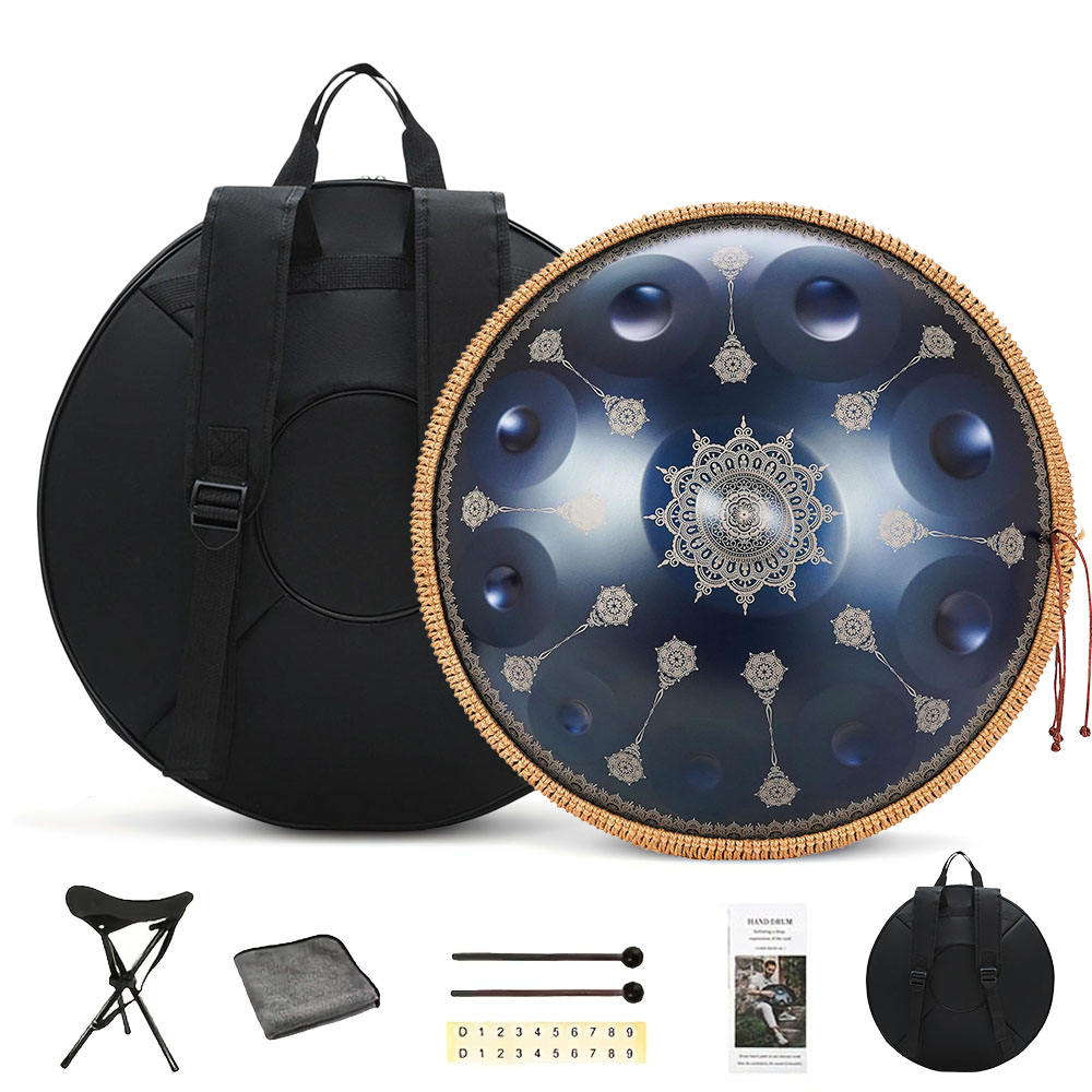 10 Notes Handpan Drum 22 Inch  - Musical Instrument Bag 评论和价格