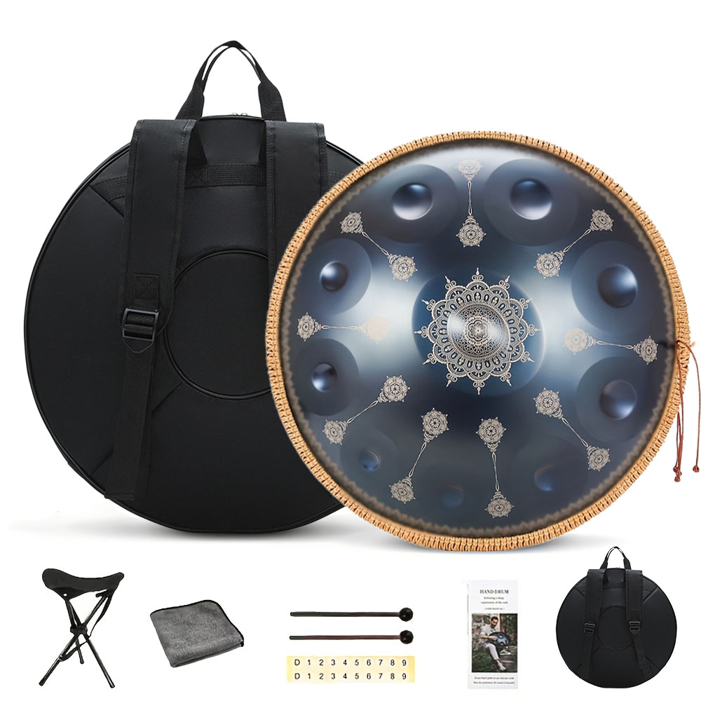 10 Notes Handpan Drum 22 Inch  - Musical Instrument Bag 评论和价格