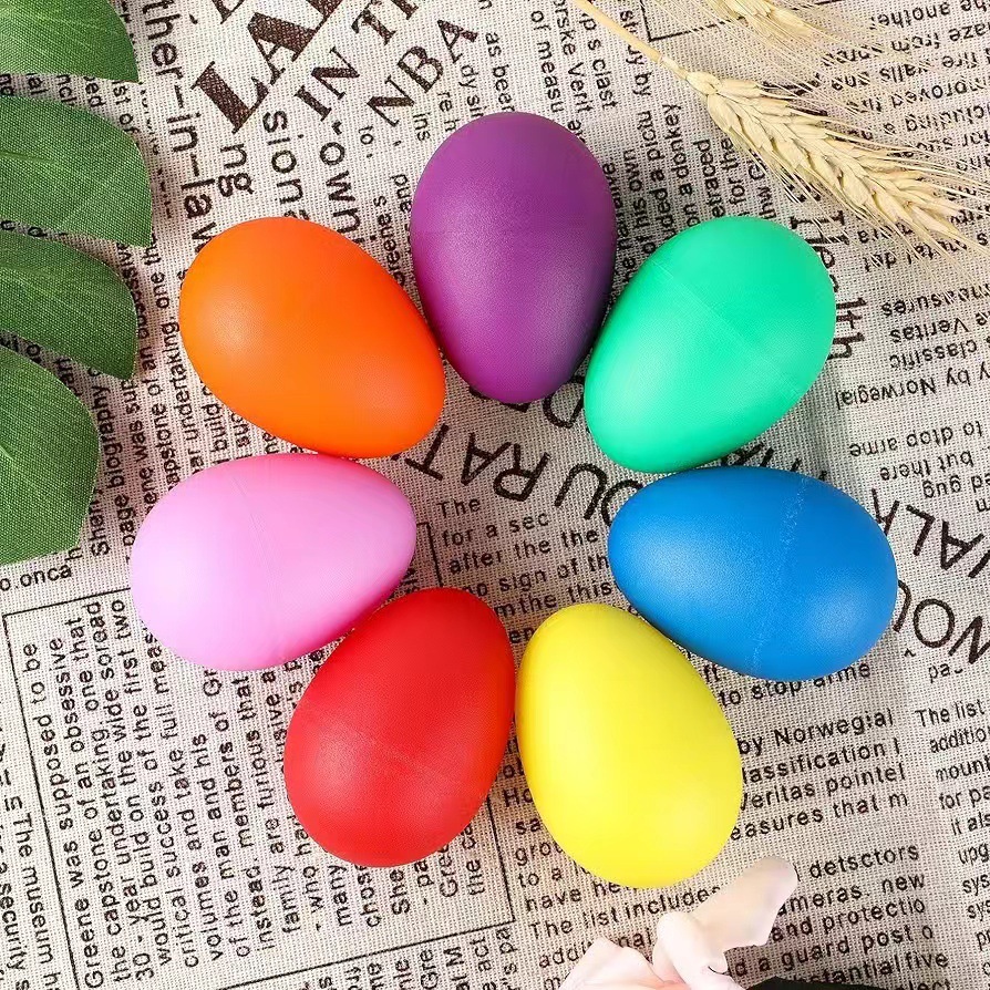 2Pcs Egg Shakers Plastic Percu - A Musical Instrument You Shake 评论和价格