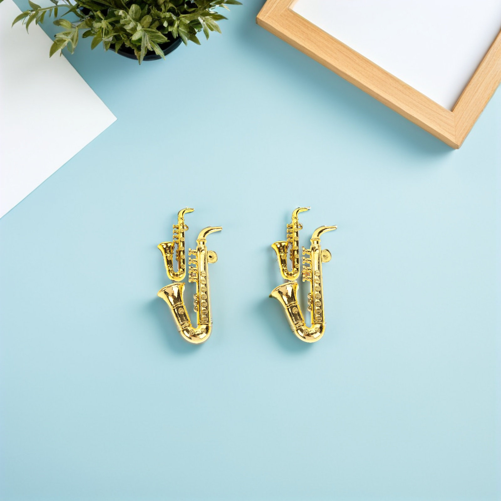 40Pcs Saxophone Xmas Tree Pend - Musical Instrument Xmas Ornaments 评论和价格
