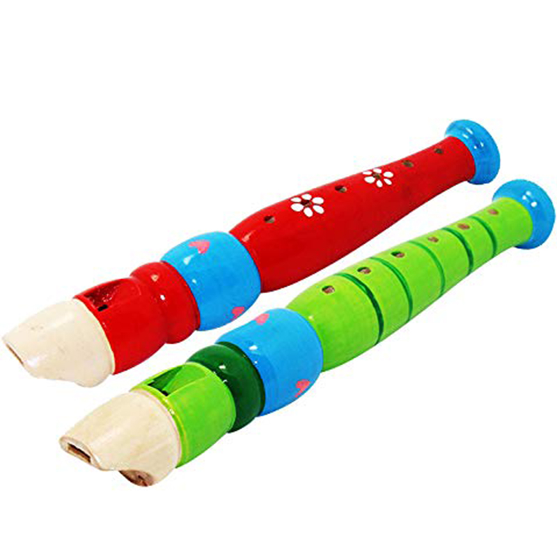 2pcs Wooden Flute 20cm Colorfu - Musical Instrument Fagot 评论和价格