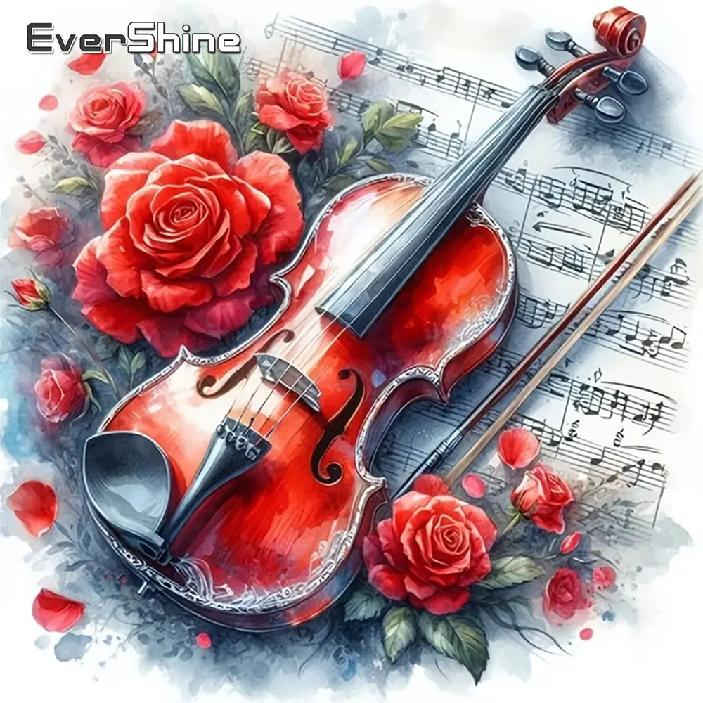 Evershine DIY Diamond Painting - Musical Instrument Fagot 评论和价格